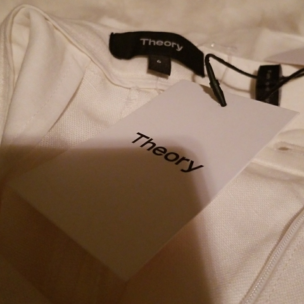🆕🔥Theory Nadeema pleated linen wide-leg pants - Picture 7 of 7